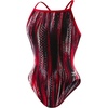 image:imageSpeedo Womens Swimsuit One Piece Endurance Flyback Striped Adult Team ColorsDiscontinuedRed