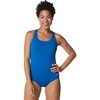 image:imageSpeedo Womens Swimsuit One Piece Endurance Ultraback Solid Contemporary CutSpeedo Blue