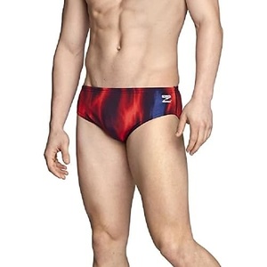 image:imageSpeedo Endurance Vapor Flame Brief MaleRedWhiteBlue Size 26