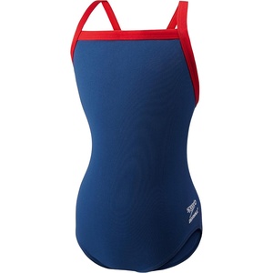 image:imageSpeedo Girls Swimsuit One Piece Endurance Flyback Solid Youth Team ColorsNavyRed