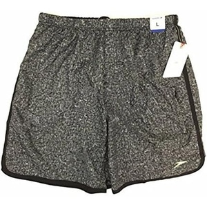 image:imageSpeedo Mens Aquagon Colorblock Volley Shorts Workout amp Swim Trunks XLarge Black White