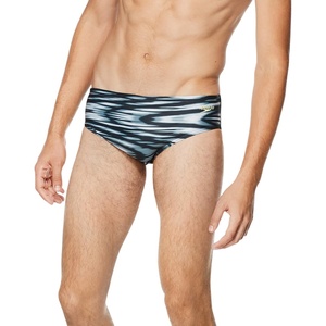 image:imageSpeedo Mens Swimsuit Brief ProLT Printed Team ColorsWave BlackWhite