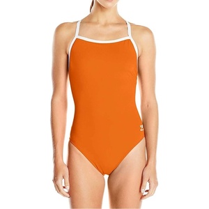 image:imageSpeedo Womens Swimsuit One Piece Endurance Flyback Solid Adult Team Colors  DiscontinuedSpeedo Orange