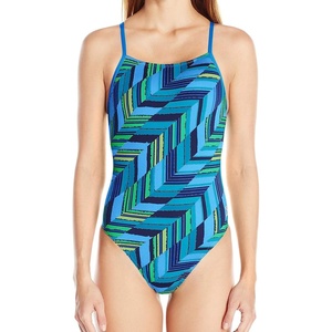 image:imageSpeedo Womens Swimsuit One Piece Endurance Free Back Printed Adult Team ColorsDiscontinuedAngles BlueGreen