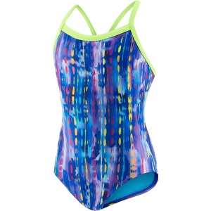 image:imageSpeedo Womens Swimsuit One Piece Prolt Propel Back PrintedDiscontinuedBright Purple