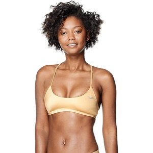 image:imageSpeedo Womens Swimsuit Top Bikini Endurance Tie Back DemiGold