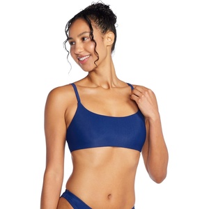 image:imageSpeedo Womens Swimsuit Top Bikini Endurance Tie Back DemiRib Cerulean Blue