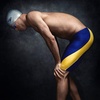 image:imageSpeedo Mens Swimsuit Jammer Endurance Splice Team Colors  Manufacturer DiscontinuedBlackMaroon Splice