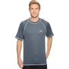 image:imageSpeedo Mens Uv Swim Shirt Short Sleeve Loose Fit Easy TeeDiscontinuedDeep Steel