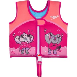 image:imageSpeedo UnisexChild Swim Flotation Classic Vest Begin to Swim UPF 50Flu Orange Otter Ellie