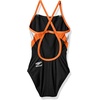 image:imageSpeedo Girls Swimsuit One Piece Endurance Cross Back Solid Youth Team ColorsBlackOrange