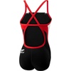 image:imageSpeedo Girls Swimsuit One Piece Endurance Cross Back Solid Youth Team ColorsBlackRed