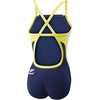 image:imageSpeedo Girls Swimsuit One Piece Endurance Cross Back Solid Youth Team ColorsNavyGold