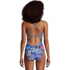 image:imageSpeedo Womens Swimsuit One Piece Endurance X Back PrintedBaja Blue