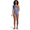 image:imageSpeedo Womens Swimsuit One Piece Endurance X Back PrintedBaja Blue