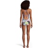 image:imageSpeedo Womens Swimsuit One Piece Endurance X Back PrintedBlackTurquoise