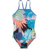 image:imageSpeedo Womens Swimsuit One Piece Endurance X Back PrintedBlackTurquoise