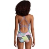 image:imageSpeedo Womens Swimsuit One Piece Endurance X Back PrintedBlackTurquoise