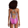 image:imageSpeedo Womens Swimsuit One Piece Endurance X Back PrintedFuchsia Purple