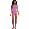 image:imageSpeedo Womens Swimsuit One Piece Endurance X Back PrintedFuchsia Purple