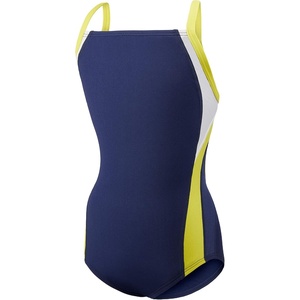 image:imageSpeedo Girls Swimsuit One Piece Endurance Cross Back Solid Youth Team ColorsNavyGold