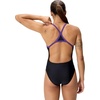 image:imageSpeedo Womens Swimsuit One Piece Endura Soft Classic Cut Solid AdultTurn Team BlackPurple