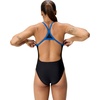 image:imageSpeedo Womens Swimsuit One Piece Endura Soft Classic Cut Solid AdultTurn Team BlackRoyal Blue