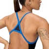 image:imageSpeedo Womens Swimsuit One Piece Endura Soft Classic Cut Solid AdultTurn Team BlackRoyal Blue