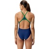 image:imageSpeedo Womens Swimsuit One Piece Endura Soft Classic Cut Solid AdultTurn Team NavyBright Green