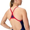 image:imageSpeedo Womens Swimsuit One Piece Endura Soft Classic Cut Solid AdultTurn Team NavyRed